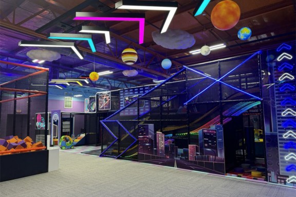 Neon Light Indoor Playground