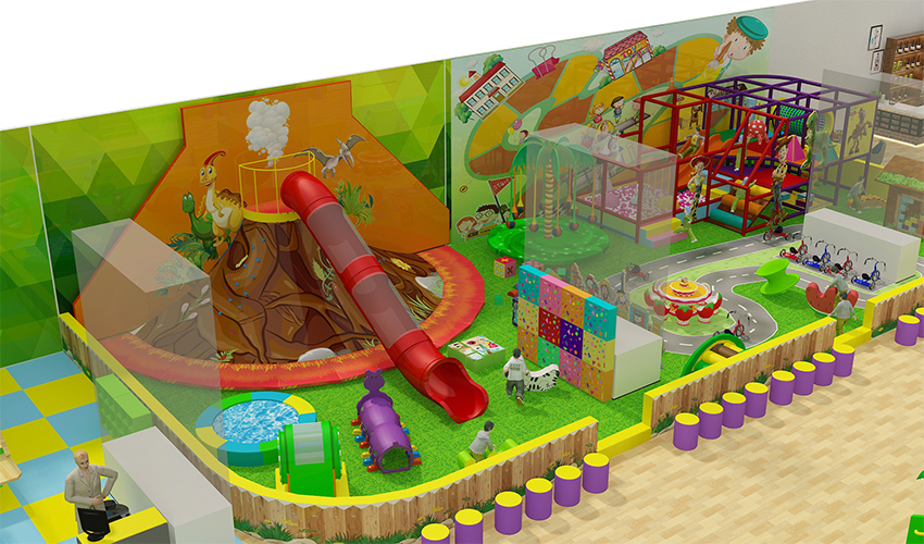 Comercial indoor soft playground